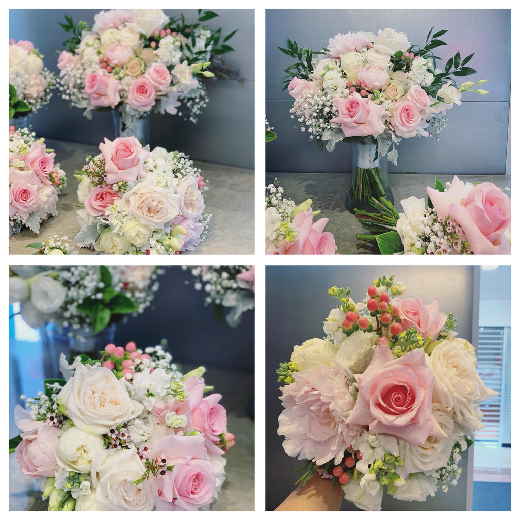 Pretty soft pink for a lovely bride this weekend