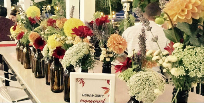 Vartika & Sunal's Engagement Party - Summer Fun in VB bottles