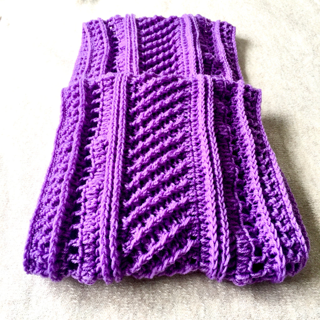 SCA0019- Purple scarf