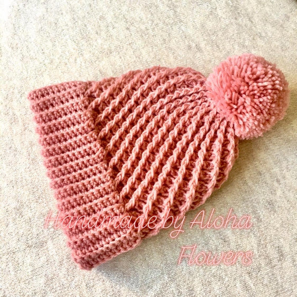 BEA0005- Dusty pink beanie